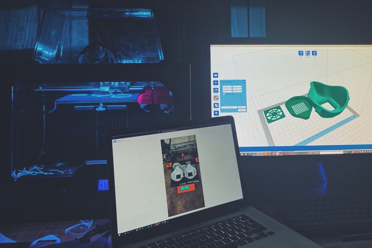 USC community uses 3D printing to combat medical equipment ...